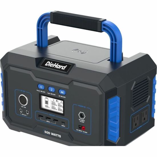 DieHard 500-Watt Lithium-ion Portable Power Station/Solar Generator 1