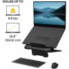 Fellowes Breyta Laptop Stand 9-1/4"W x 10-1/2"D x 1/2"H Black 3