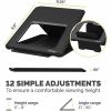 Fellowes Breyta Laptop Stand 9-1/4"W x 10-1/2"D x 1/2"H Black 6