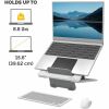 Fellowes Breyta Laptop Stand 9-1/4"W x 10-1/2"D x 1/2"H White 3