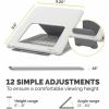 Fellowes Breyta Laptop Stand 9-1/4"W x 10-1/2"D x 1/2"H White 5