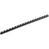 Fellowes Plastic Combs - Round Back, 1/4" , 20 sheets, Black, 25 pack 1