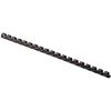 Fellowes Plastic Combs - Round Back, 1/4" , 20 sheets, Black, 25 pack 2