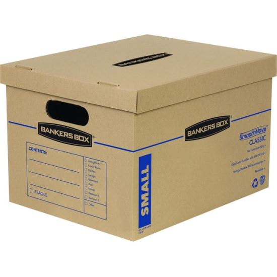 Bankers Box SmoothMove Classic Moving Boxes, Small 15pk 1