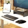 Fellowes Crystals Gel Mousepad Wrist Support Black 5
