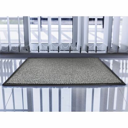 Floortex Doortex&reg; Advantagemat Gray Door Mat - 36" x 60" 1