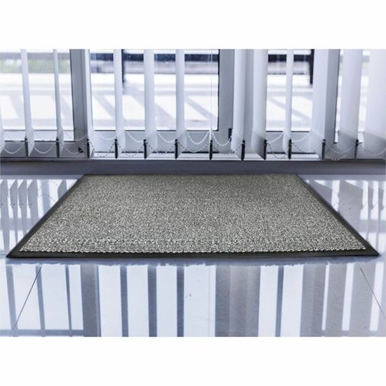 Floortex Doortex&reg; Advantagemat Gray Door Mat - 36" x 60" 1