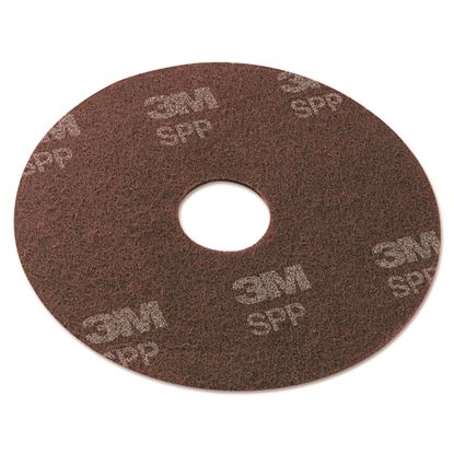 Surface Preparation Pad, 18" Diameter, Maroon, 10/Carton1