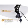 Bostitch Swing Arm Desk Lamp with Clamp, Black 5