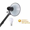 Bostitch Swing Arm Desk Lamp with Weighted Base, Black 3