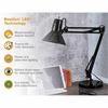 Bostitch Swing Arm Desk Lamp with Weighted Base, Black 4