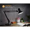 Bostitch Swing Arm Desk Lamp with Weighted Base, Black 5