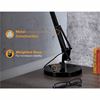 Bostitch Swing Arm Desk Lamp with Weighted Base, Black 6