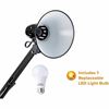 Bostitch Swing Arm Floor Lamp, Black 2