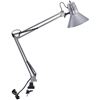 Bostitch Swing Arm Desk Lamp with Clamp, Silver 2