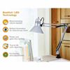 Bostitch Swing Arm Desk Lamp with Clamp, Silver 5