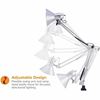 Bostitch Swing Arm Desk Lamp with Clamp, Silver 7