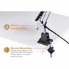Bostitch Swing Arm Desk Lamp with Clamp, White 3