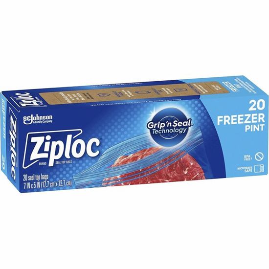 Ziploc® Grip n' Seal Freezer Bags 1