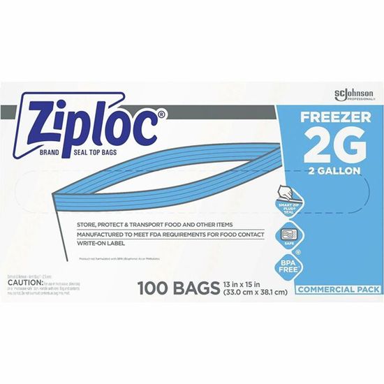 Ziploc® Grip n' Seal Freezer Bags 1