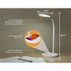 Bostitch Qi Wireless Charging LED Desk Lamp White 4