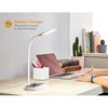 Bostitch Qi Wireless Charging LED Desk Lamp White 5