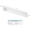 Bostitch Rechargeable Under Cabinet Lighting Kit 7