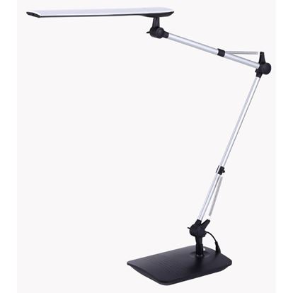 Bostitch Dual Swing Arm Desk Lamp, Black 1