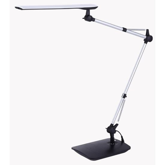 Bostitch Dual Swing Arm Desk Lamp, Black 1