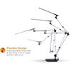 Bostitch Dual Swing Arm Desk Lamp, Black 4