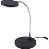 Bostitch Metal Gooseneck Desk Lamp, Black 1