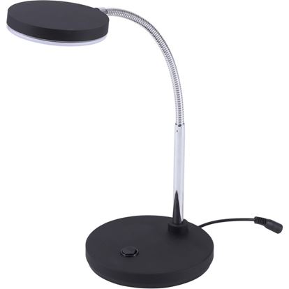 Bostitch Metal Gooseneck Desk Lamp, Black 1