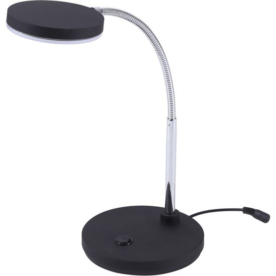 Bostitch Metal Gooseneck Desk Lamp, Black 1