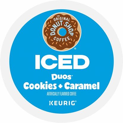 The Original Donut Shop® K-Cup Iced Duos Cookies and Caramel Coffee 1