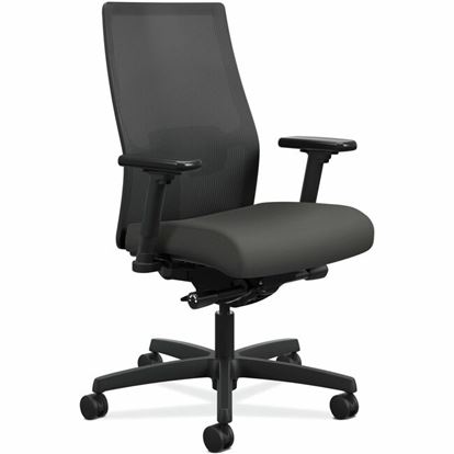 HON Ignition Black Mesh Back Chair - Fabric Seat 1
