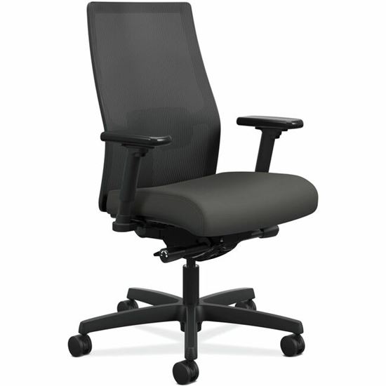 HON Ignition Black Mesh Back Chair - Fabric Seat 1