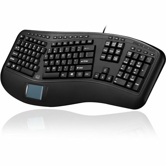 Adesso Tru-Form Ergonomic Touchpad Keyboard 1
