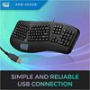 Adesso Tru-Form Ergonomic Touchpad Keyboard 5