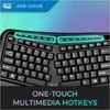 Adesso Tru-Form Ergonomic Touchpad Keyboard 10