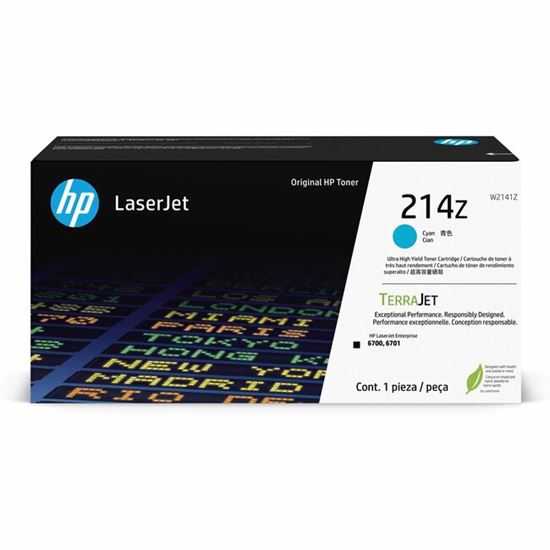 HP 214Z Original Laser Toner Cartridge - Cyan Pack 1