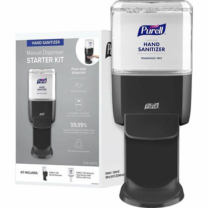 Gojo® ES4 Push Hand Sanitizer Dispenser Starter Kit 1