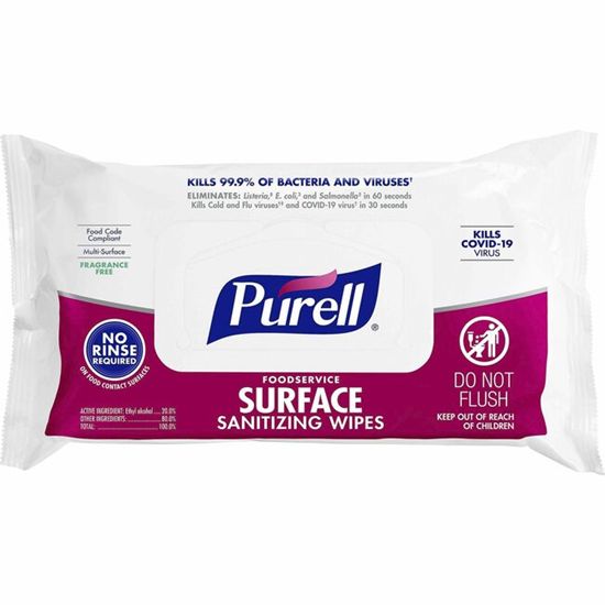 PURELL® Foodservice Surface Sanitizing Wipes 1