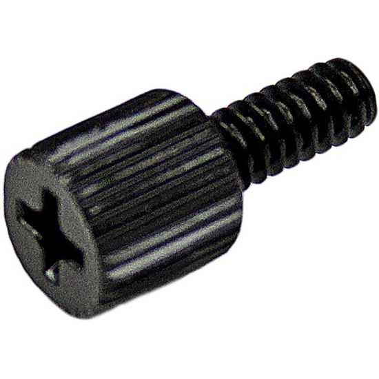 StarTech.com 6-32, 5/16in Long Black Metal Computer Case Thumbscrew â€" Pkg of 50 - Metal Thumbscrews - PC Case Thumbscrew - 8 mm (pack of 50 ) 1