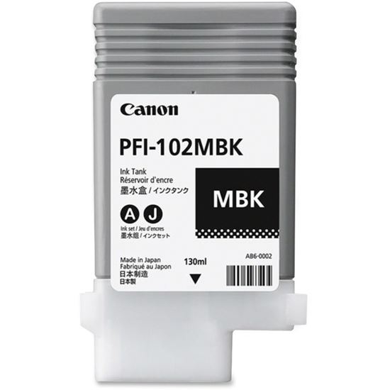 Canon PFI-102MBK Original Matte Black Ink Cartridge 1