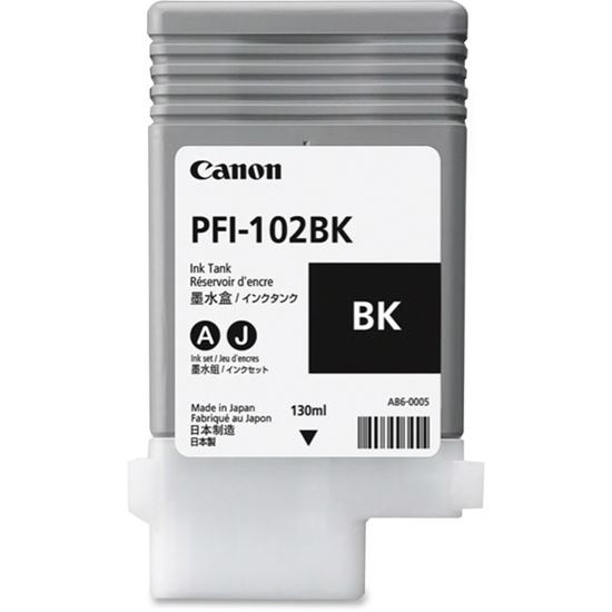 Canon PFI-102BK Original Black Ink Cartridge 1