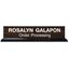 Xstamper 2"x10" Acrylic Base Desk Sign Set 1