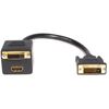 StarTech.com 1 ft DVI-D to DVI-D & HDMI Splitter Cable - M/F 1