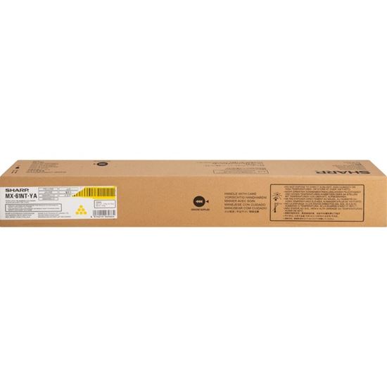 Sharp MX-61NT Original Laser Toner Cartridge - Yellow - 1 Each 1