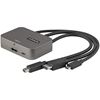 StarTech.com 3-in-1 Multiport to HDMI Adapter, 4K 60Hz USB-C, HDMI or Mini DP to HDMI Video Converter, Conference Room Digital AV Adapter 1