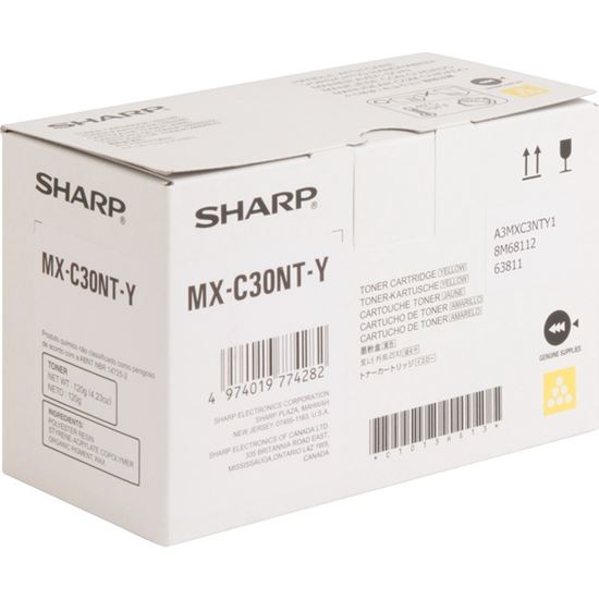 Sharp Original Standard Yield Laser Toner Cartridge - Yellow - 1 Each 1